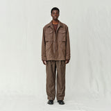 nanamica WOOL NYLON MELTON PANTS, Brown