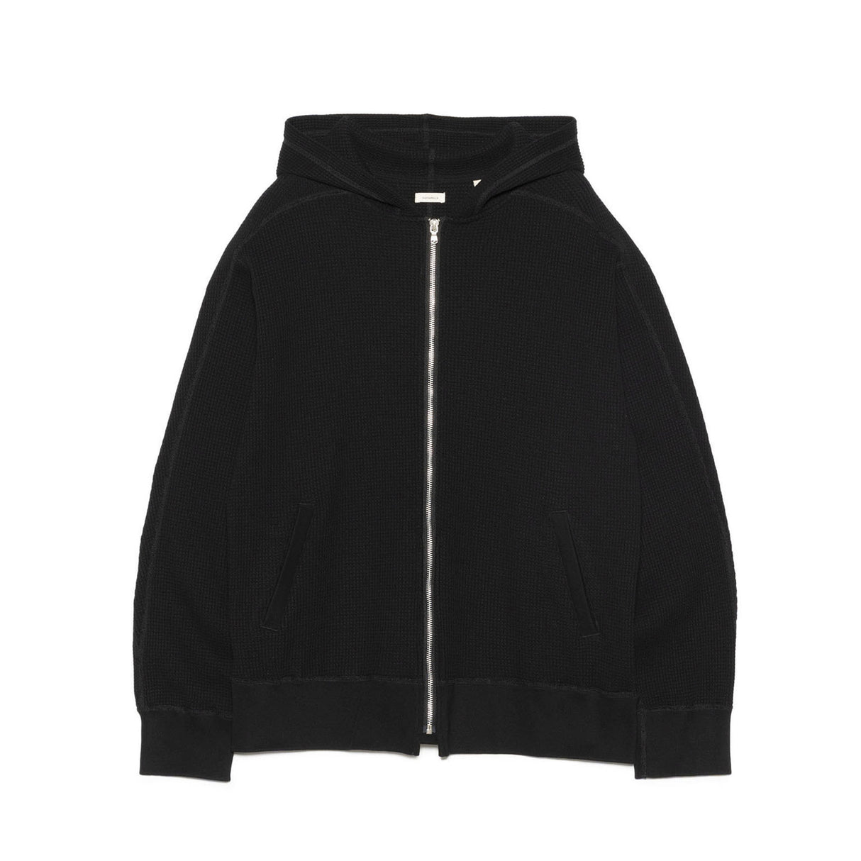 nanamica ZIP-UP THERMAL HOODIE, Black