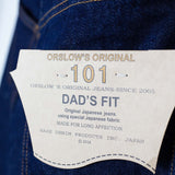 orSlow 101 DAD'S FIT DENIM PANTS, One Wash