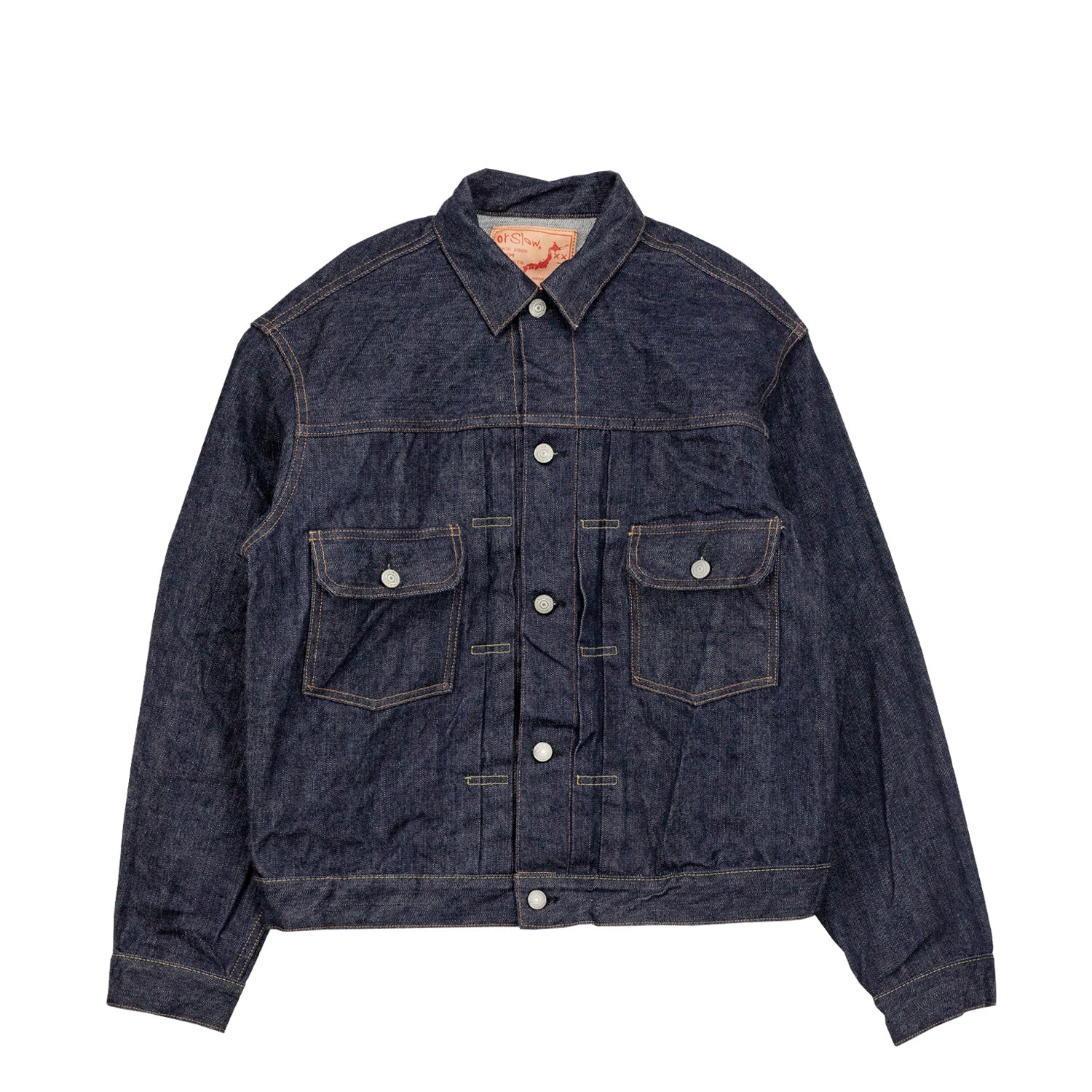 orSlow 1950'S TYPE 2 DENIM JACKET, Onewash Selvage
