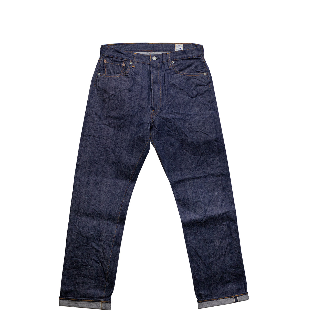 orSlow 1966''S STANDARD DENIM JEANS, Denim One Wash
