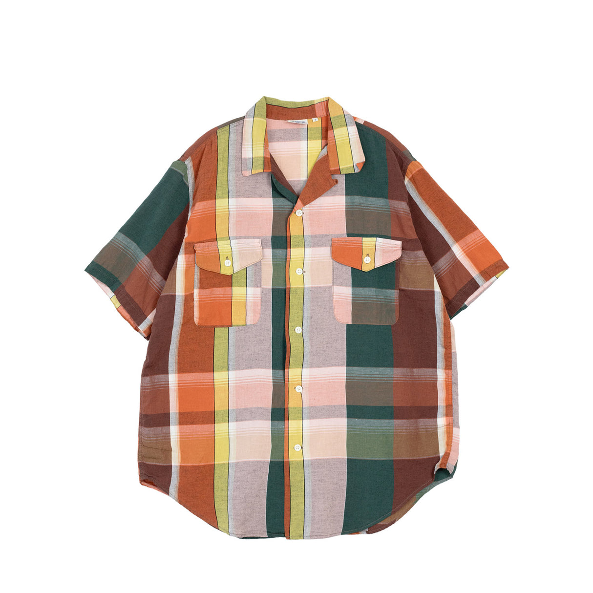 orSlow SHORT SLEEVE ORIGINAL WORK SHIRT, Check - Image 1