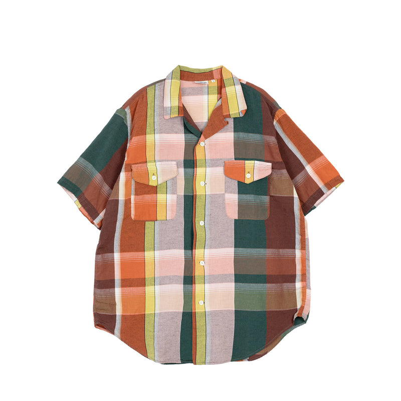 orSlow SHORT SLEEVE ORIGINAL WORK SHIRT, Check - Image 1