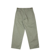 orSlow HERRINGBONE SUMMER FATIGUE PANTS, Green