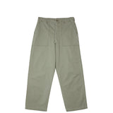 orSlow HERRINGBONE SUMMER FATIGUE PANTS, Green