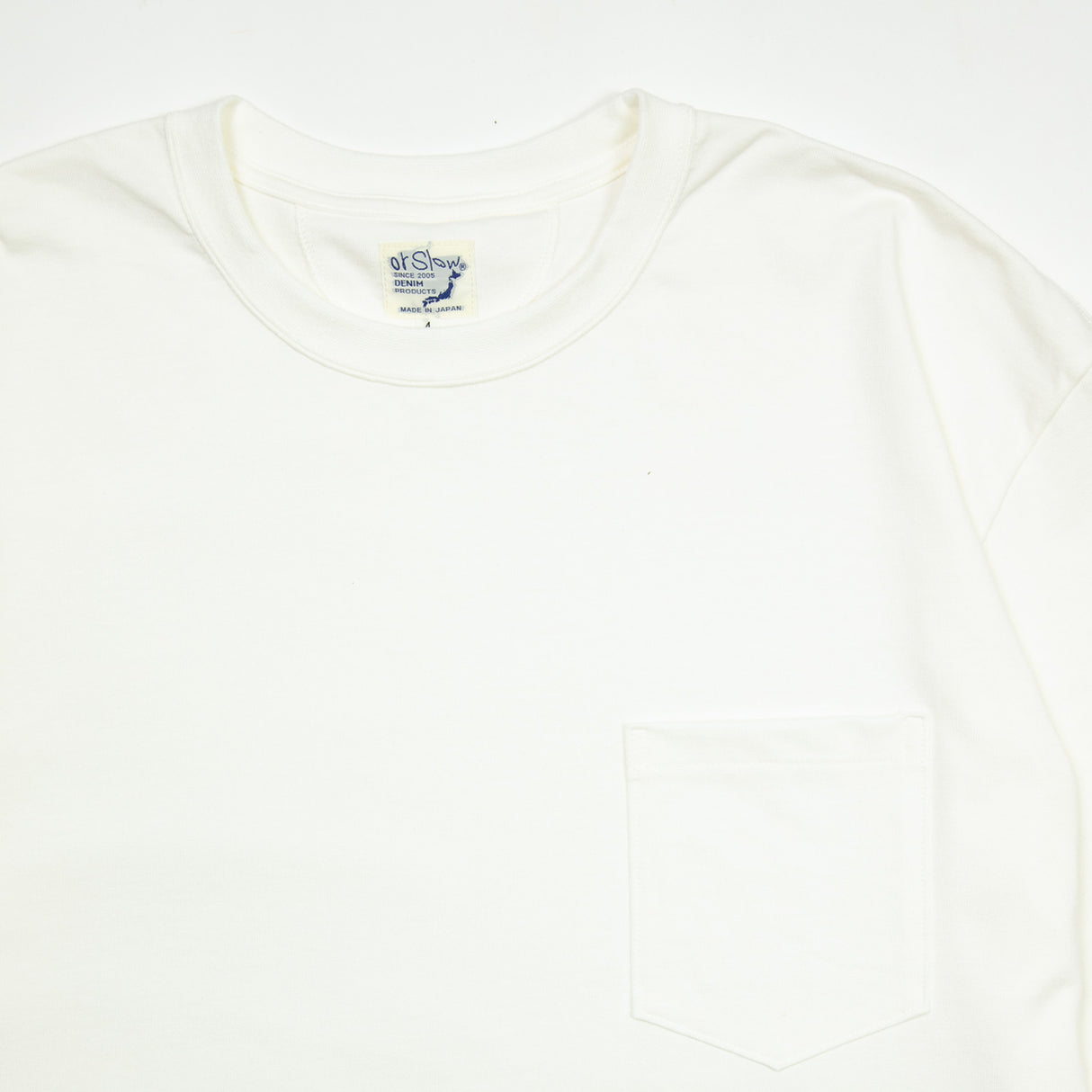 orSlow POCKET T-SHIRT, White