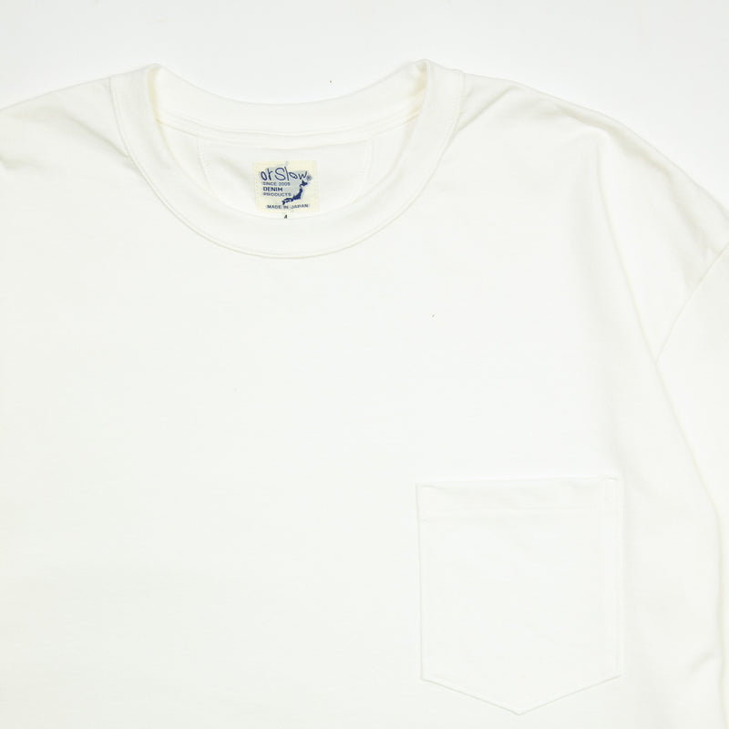orSlow POCKET T-SHIRT, White