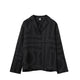 TOTEME MONOGRAM SILK PJ TOP, Black