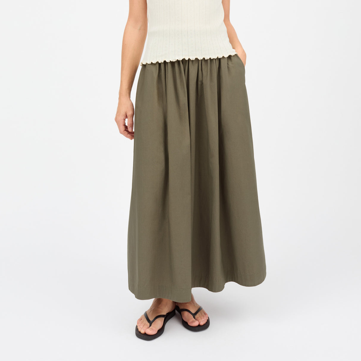 Skall Studio DAGNY SKIRT, Khaki