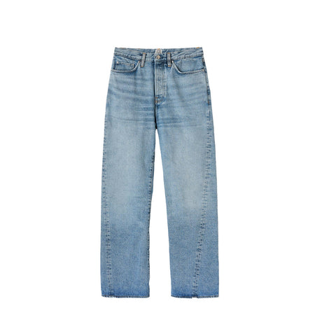 TOTEME TWISTED SEAM DENIM FULL LENGTH, Worn Blue - Image 1